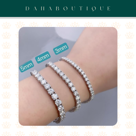 اسوارة تنس "4mm"
